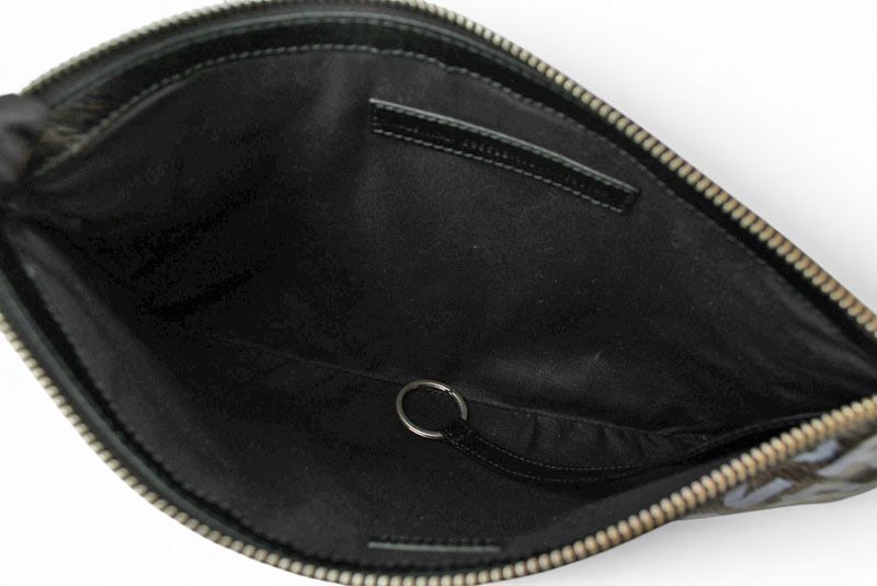 Balenciaga Clutch Graffiti Leather Black — view 8