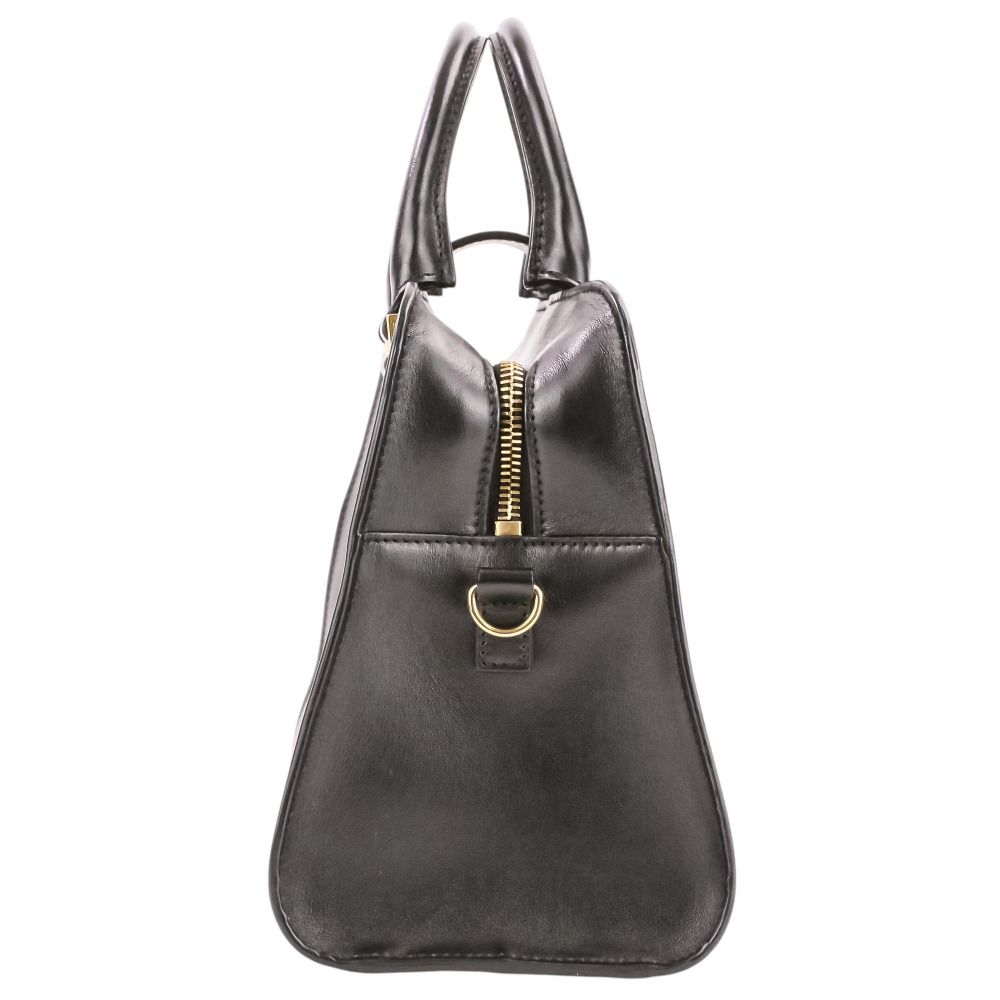 Saint Laurent Paris Leather Baby Cabas 2-Way Shoulder Bag Black — view 5