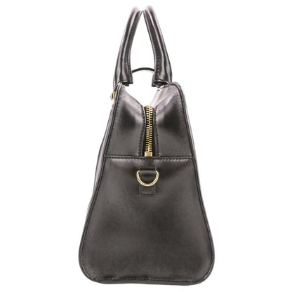 Saint Laurent Paris Leather Baby Cabas 2-Way Shoulder Bag Black — view 5