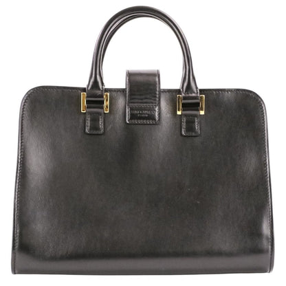 Saint Laurent Paris Leather Baby Cabas 2-Way Shoulder Bag Black — view 4