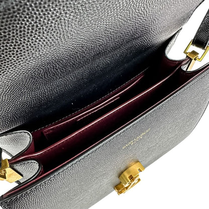 Saint Laurent Paris Cassandra Mini Top Handle Shoulder Bag Black — view 7