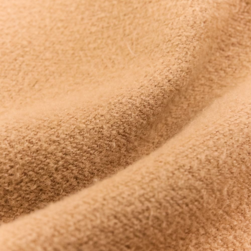 Fendi Cashmere Blend Logo Calligraphy Reversible Cape Shawl Beige Scarf — view 9
