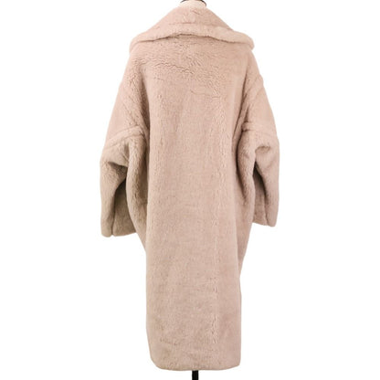 Max Mara Maxma Tedgirl Alpaca Double Breasted Fleece Teddy Bear Iconcoat M — view 4