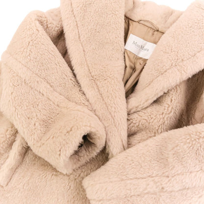Max Mara Maxma Tedgirl Alpaca Double Breasted Fleece Teddy Bear Iconcoat M — view 6