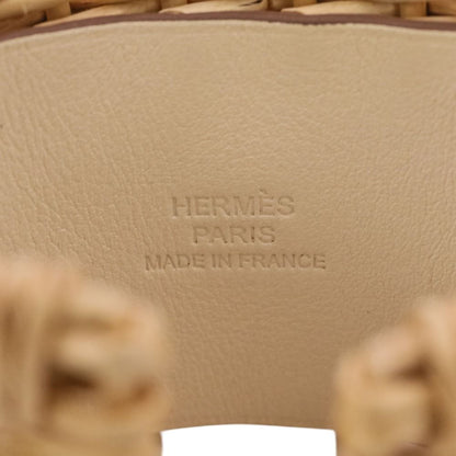 Hermes Collier de Chien Meadle Picnic Bangle Bracelet Beige Gold — view 9