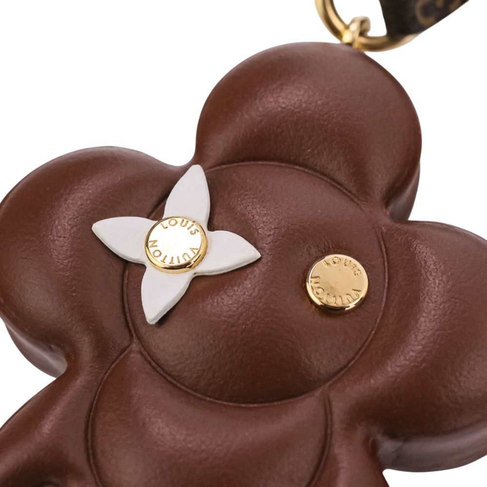 Louis Vuitton Bag Charm Vivienne Chocolat Brown — view 2