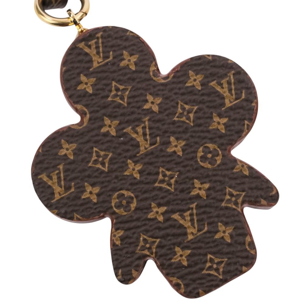 Louis Vuitton Bag Charm Vivienne Chocolat Brown — view 3