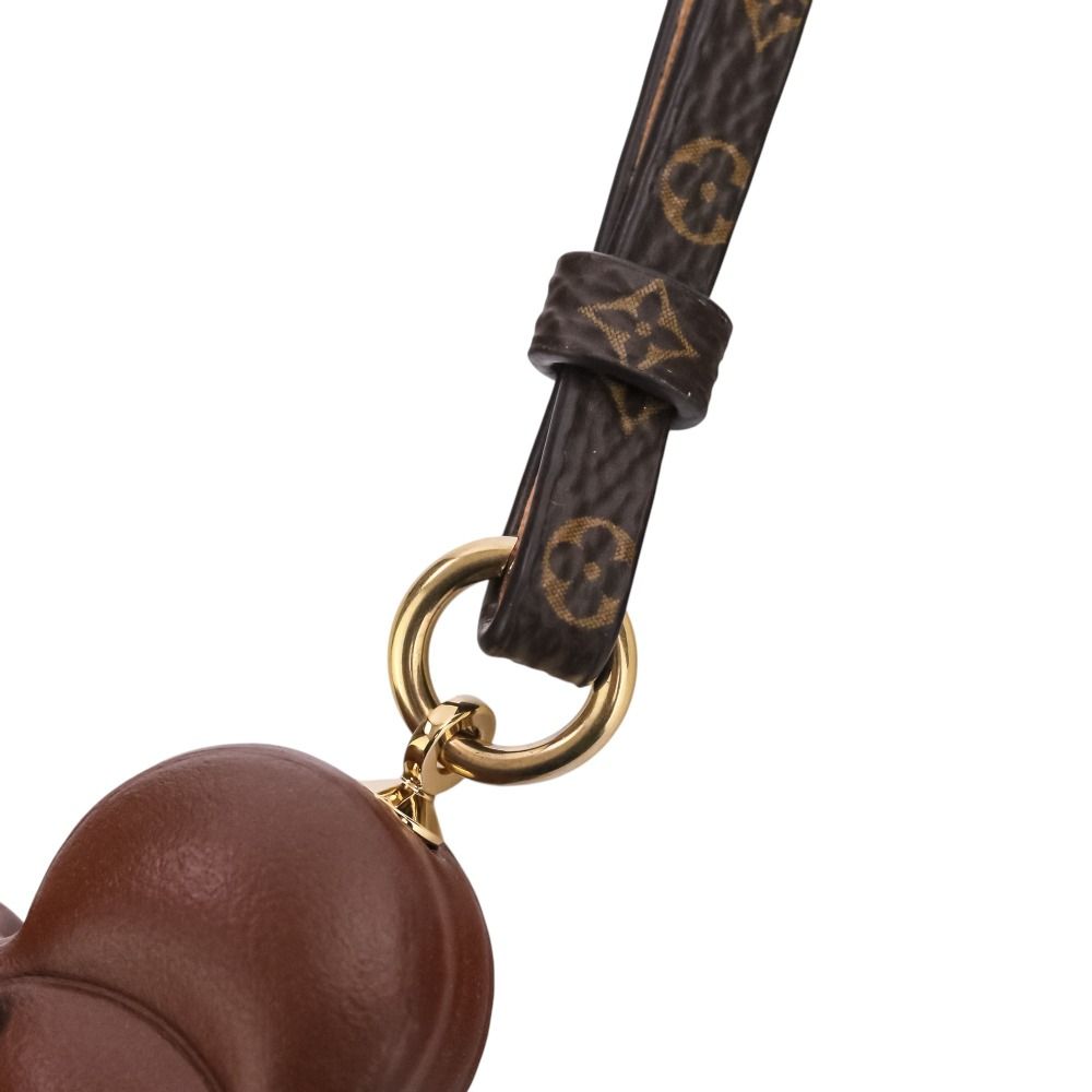 Louis Vuitton Bag Charm Vivienne Chocolat Brown — view 5