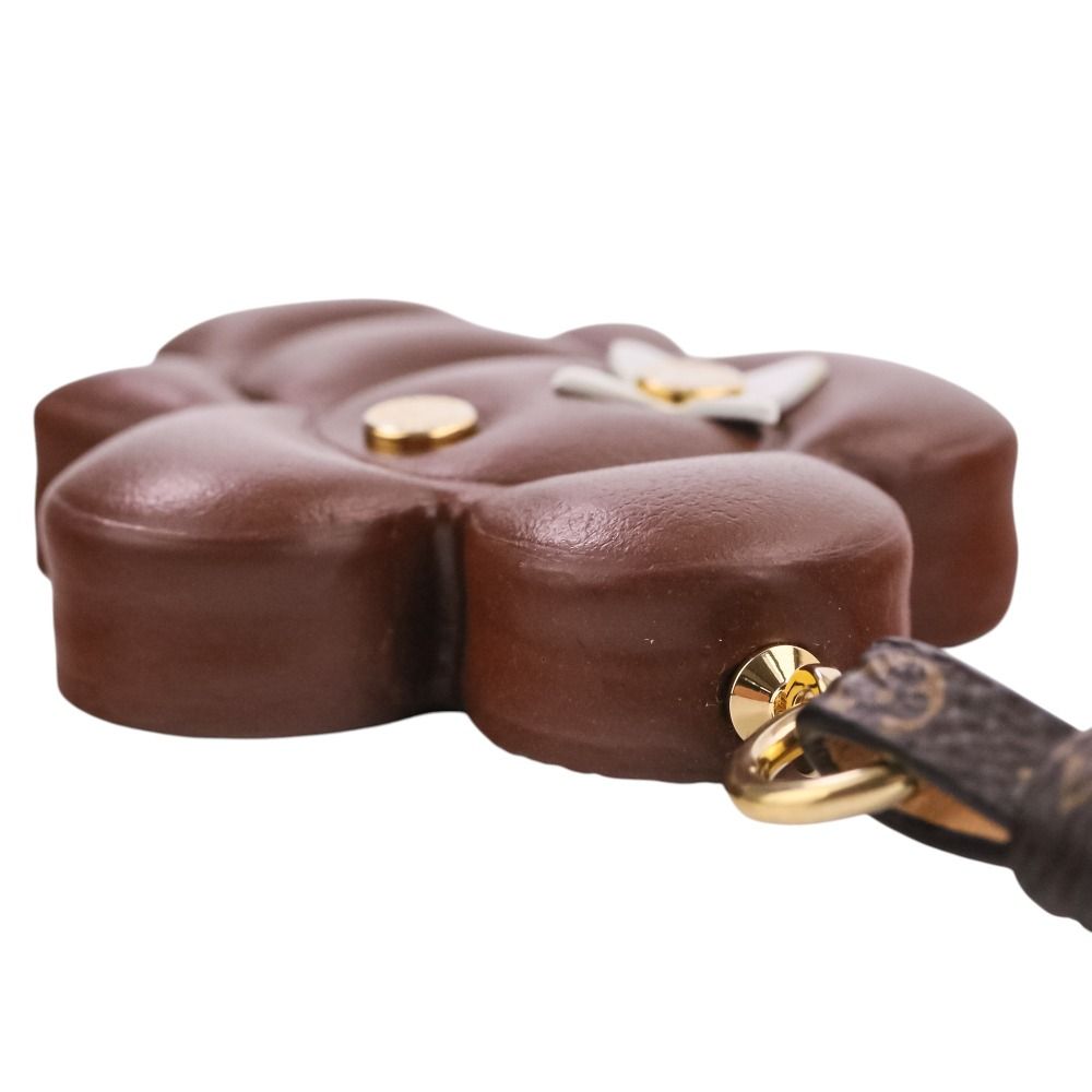 Louis Vuitton Bag Charm Vivienne Chocolat Brown — view 8