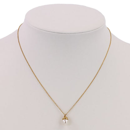 Tiffany & Co 750 18k Yellow Gold Akoya Pearl Pendant — view 6