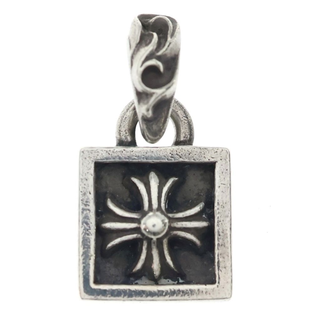 Chrome Hearts Framed CH Plus Charm Pendant Silver
