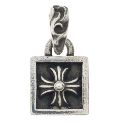 Chrome Hearts Framed CH Plus Charm Pendant Silver