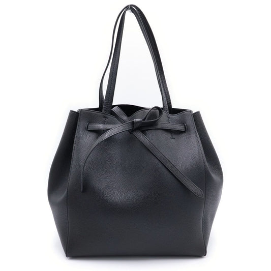 Celine Cabas Phantom Tote Black Leather Gold