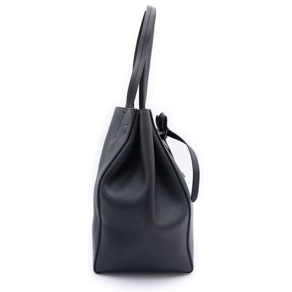 Celine Cabas Phantom Tote Black Leather Gold — view 3