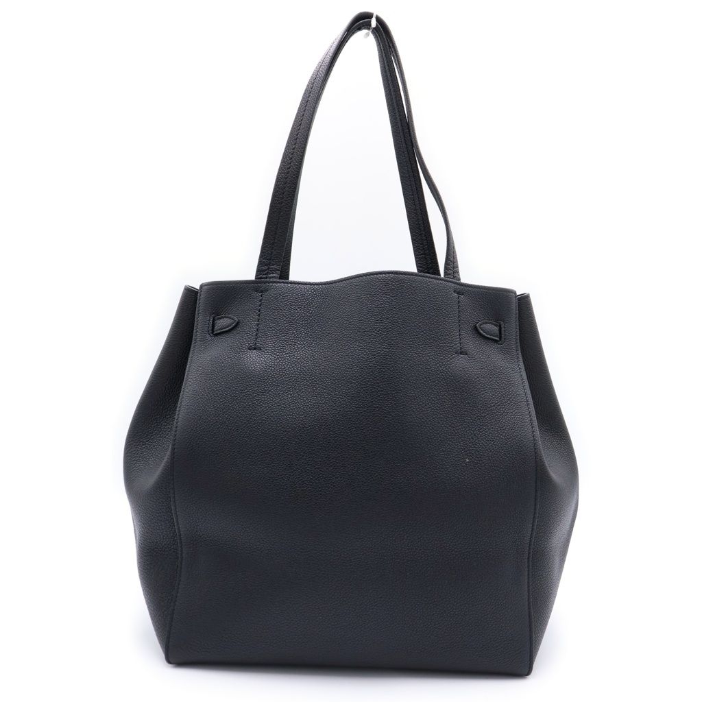 Celine Cabas Phantom Tote Black Leather Gold — view 2