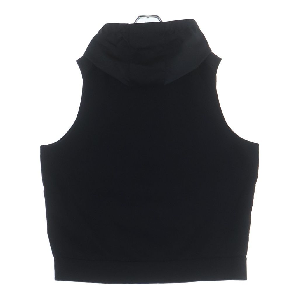 Prada Triangular Plate Re-Nylon Trim Vest Black — view 2