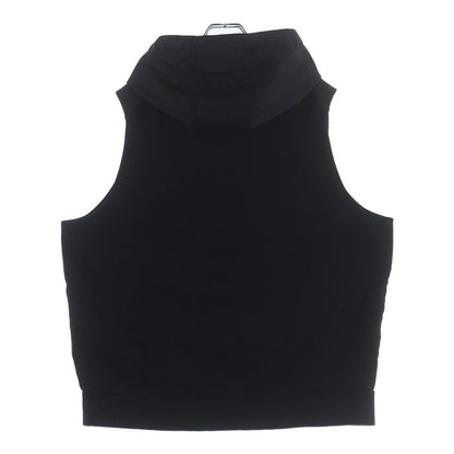 Prada Triangular Plate Re-Nylon Trim Vest Black — view 2