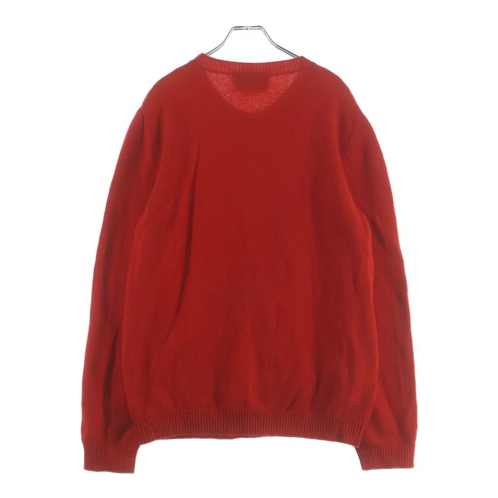 Gucci Deerlet Wool Sweater Giraffe Motif Front Logo Crew Neck — view 2