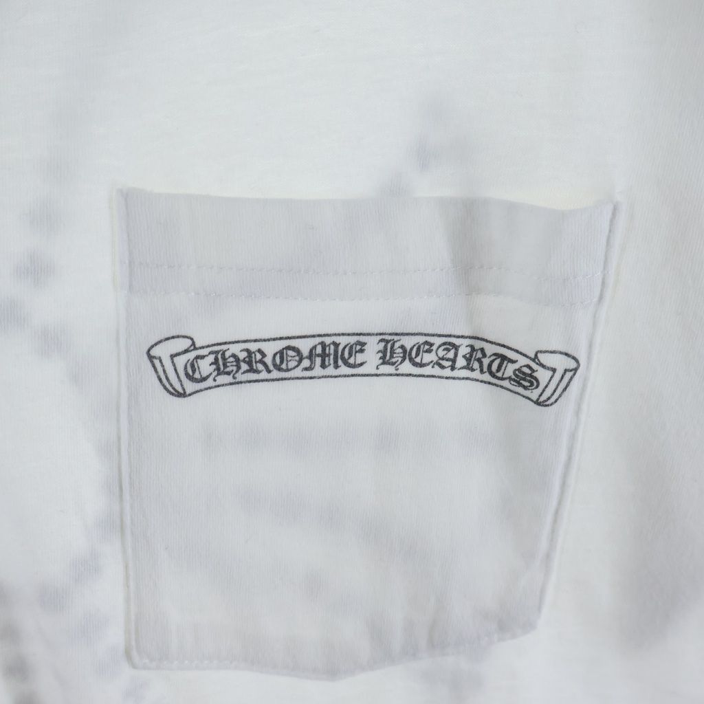 Chrome Hearts CH S Tee Back CH Plus Print Short Sleeve T-Shirt — view 5