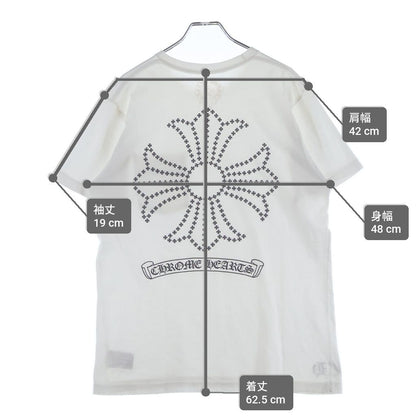 Chrome Hearts CH S Tee Back CH Plus Print Short Sleeve T-Shirt — view 9