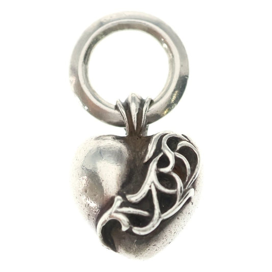 Chrome Heart Pendant Charm Silver