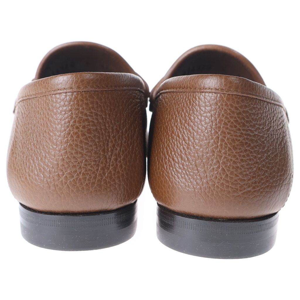 Gucci Horsebit Leather Low Cut Shoes Loafers Brown — view 3