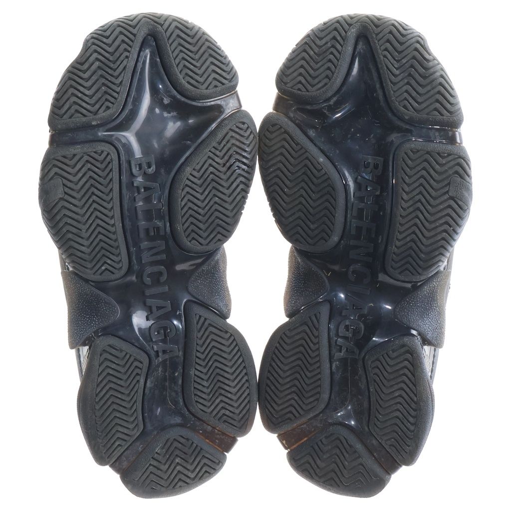 Balenciaga Triple S Clear Sole Sneakers Black — view 5