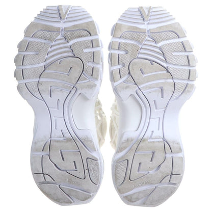 Versace Mercury Leather Lace Up Sneakers White — view 5