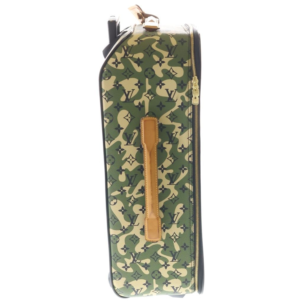 Louis Vuitton Monogram Moflage Pegase 60 Carry Case Travel Bag Green — view 3