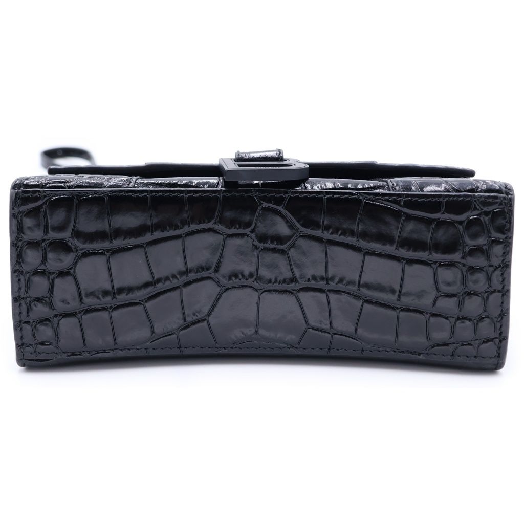 Balenciaga Hourglass XS Croco Shoulder — view 4