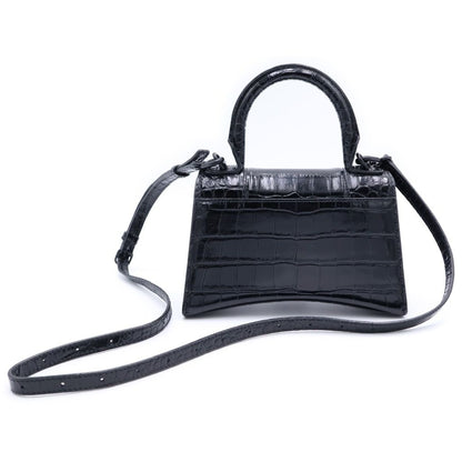 Balenciaga Hourglass XS Croco Shoulder — view 2