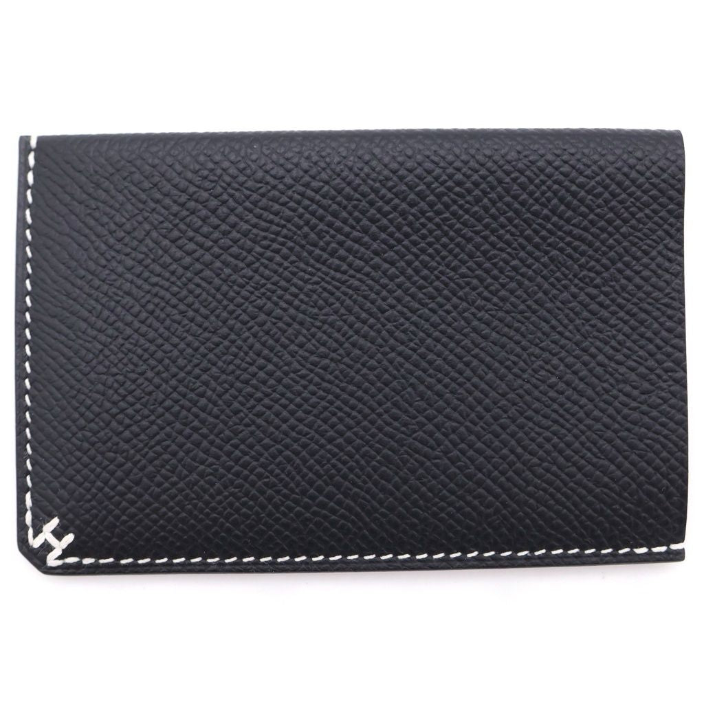 Hermes Series Black Gray Card Case