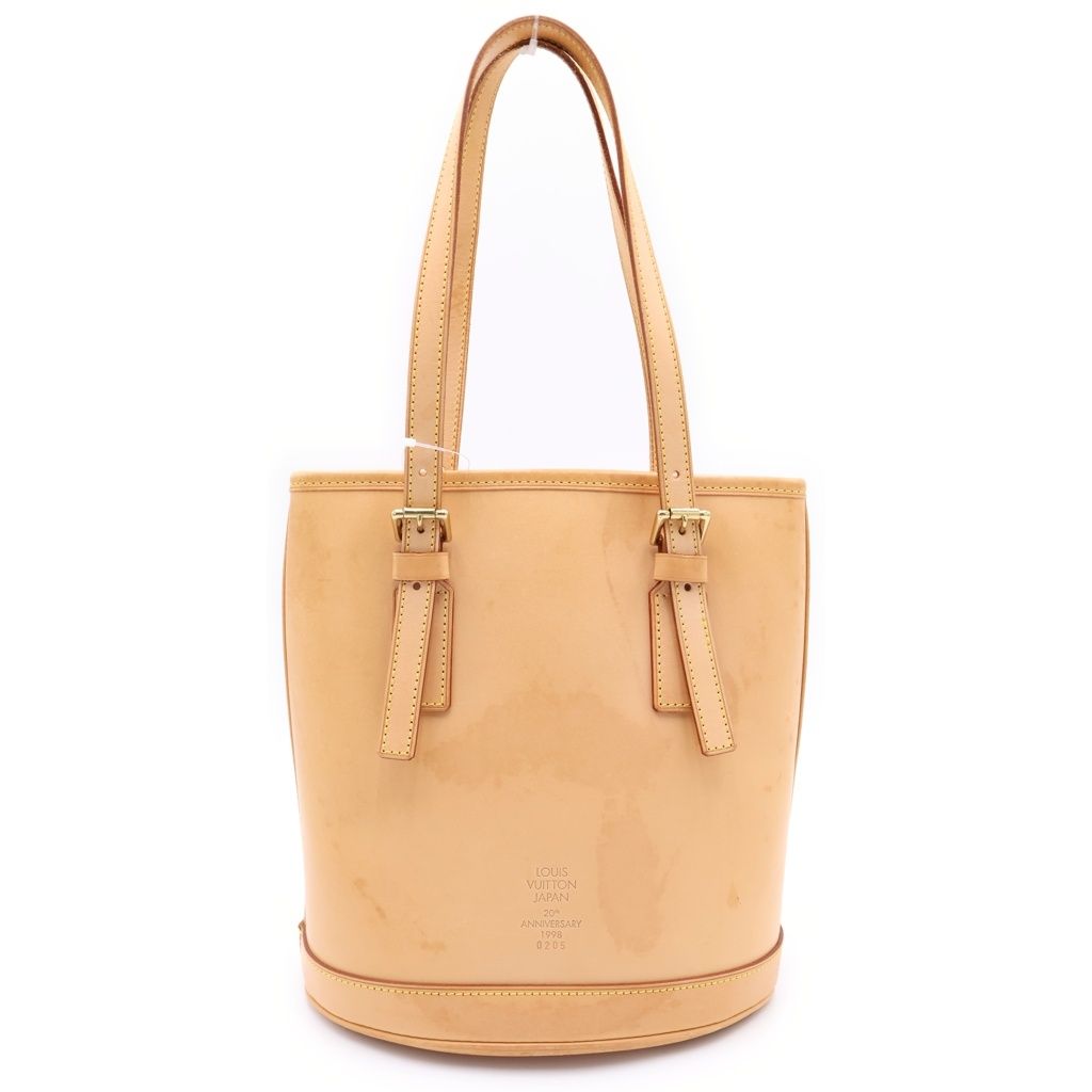 Louis Vuitton Nomad Bucket PM Tote Camel Brown Leather Gold — view 2