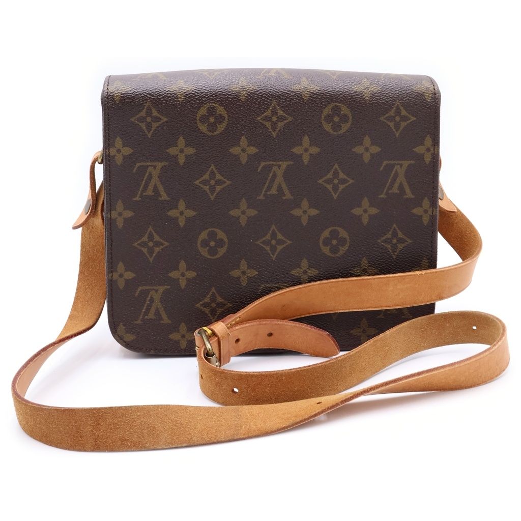 Louis Vuitton Monogram Cartoon MM Mini Shoulder Bag Brown Leather Gold — view 2
