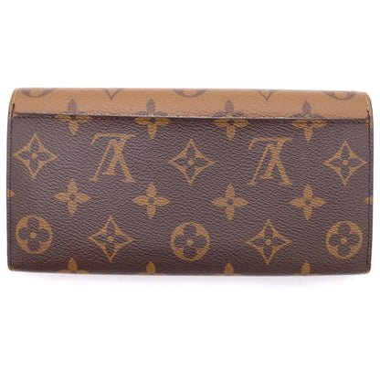Louis Vuitton Monogram Reverse Portefeuille Emily Brown Leather Wallet — view 2