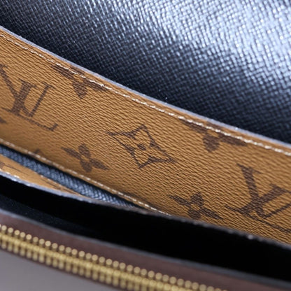 Louis Vuitton Monogram Reverse Portefeuille Emily Brown Leather Wallet — view 4