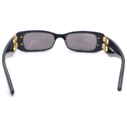 Balenciaga Dynasty Rectangle BB Logo Sunglasses Eyewear Black Gold — view 2
