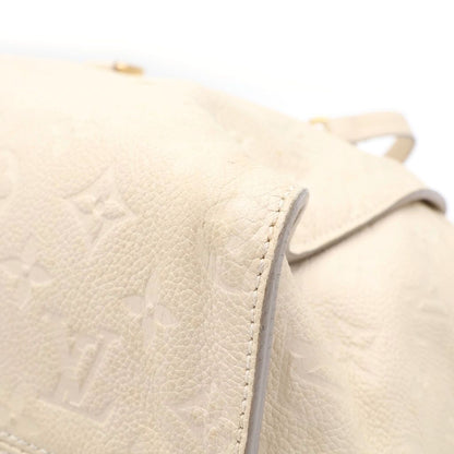 Louis Vuitton Monogram Empreinte Luminous PM 2-Way Shoulder Bag Ivory Leather — view 6