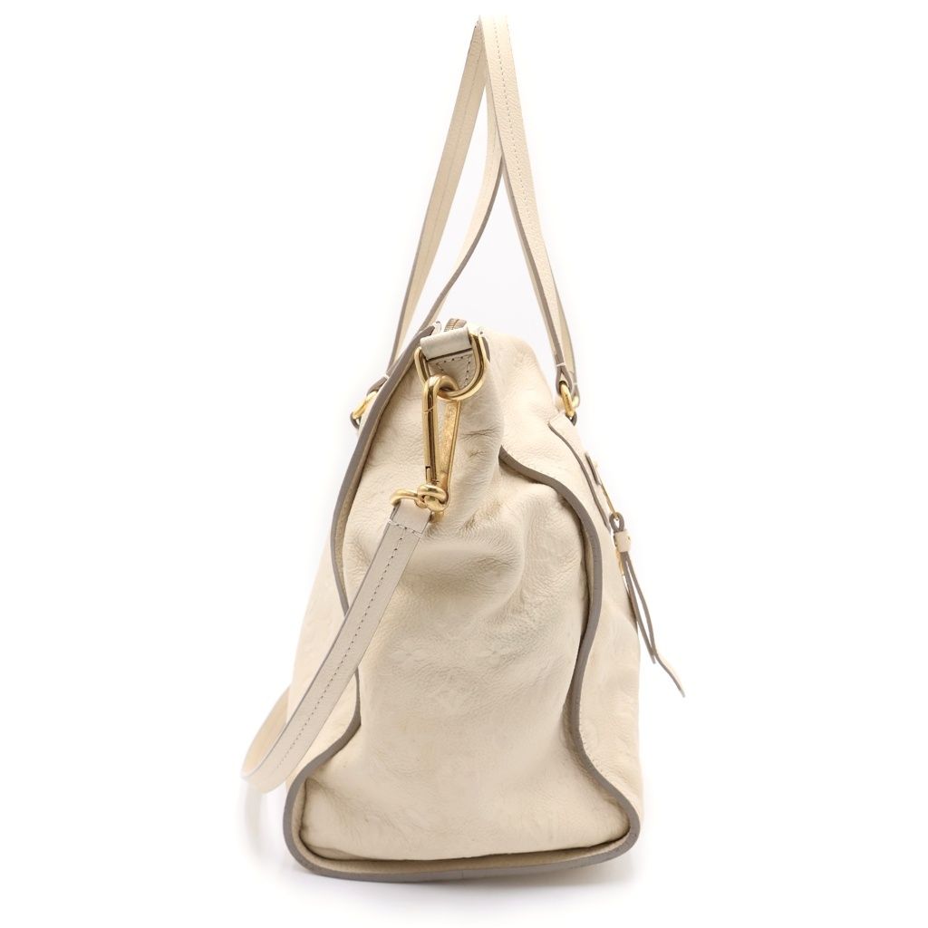Louis Vuitton Monogram Empreinte Luminous PM 2-Way Shoulder Bag Ivory Leather — view 3