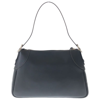 Gucci Go Leather Large Shoulder Bag Black Gold — view 2