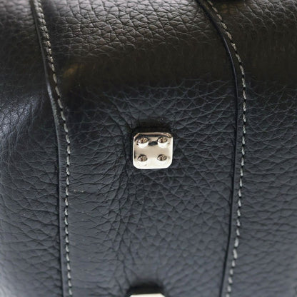 Loewe Senda Handbag Black Leather Silver — view 6