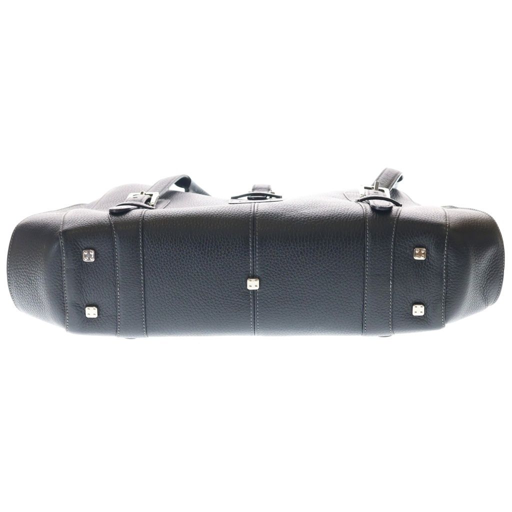 Loewe Senda Handbag Black Leather Silver — view 4