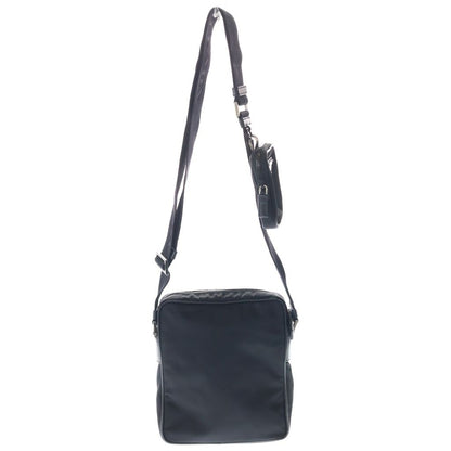 Prada Re-Nylon Mini Shoulder Bag Black Nylon Silver — view 2