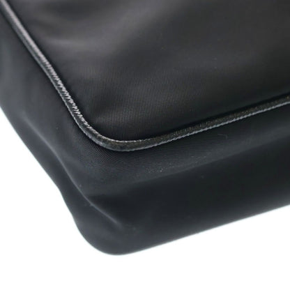Prada Re-Nylon Mini Shoulder Bag Black Nylon Silver — view 6