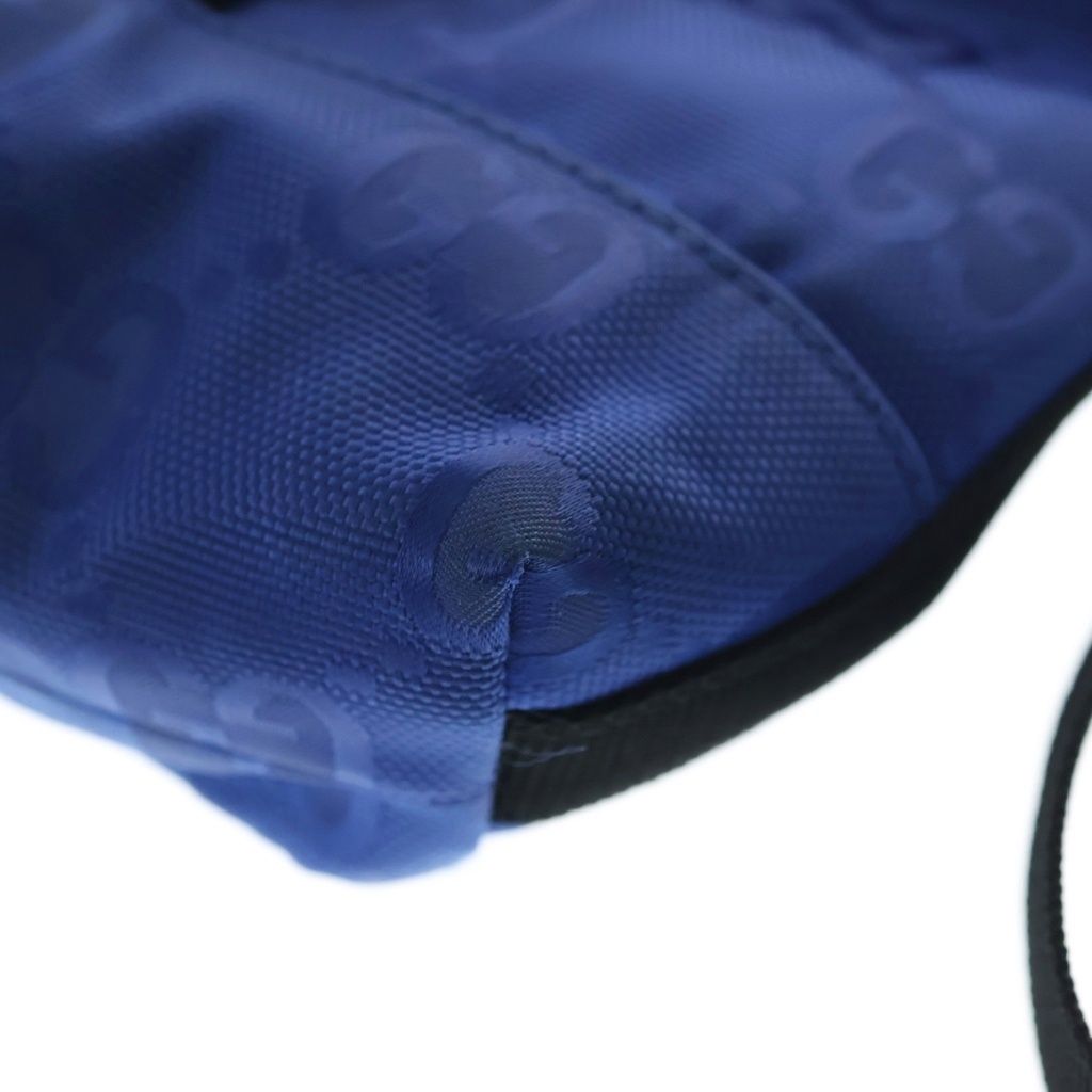 Gucci Off the Grid GG Supreme Shoulder Bag Blue — view 6
