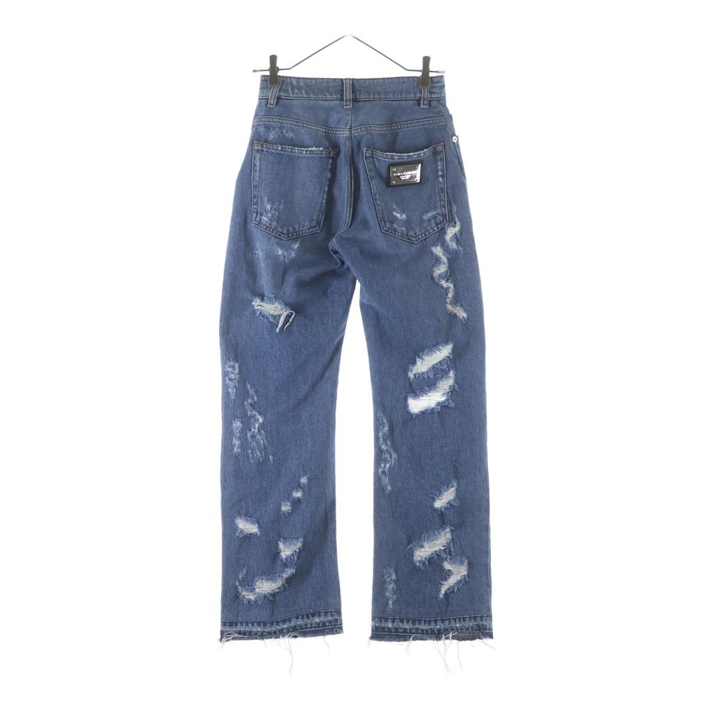 Dolce & Gabbana Dame Jidenim Pants Blue 36 — view 2