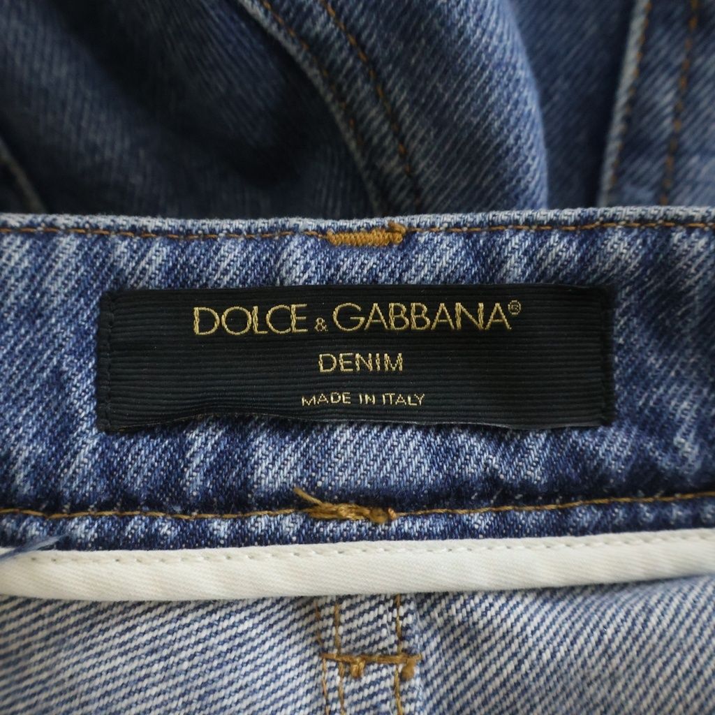 Dolce & Gabbana Dame Jidenim Pants Blue 36 — view 6