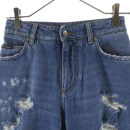 Dolce & Gabbana Dame Jidenim Pants Blue 36 — view 3
