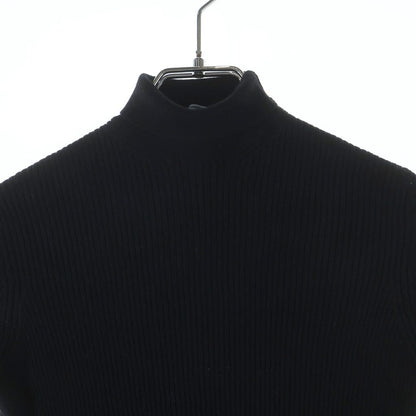 Prada Wool Turtleneck Ribbed Long Sleeve Knit Sweater Black — view 3