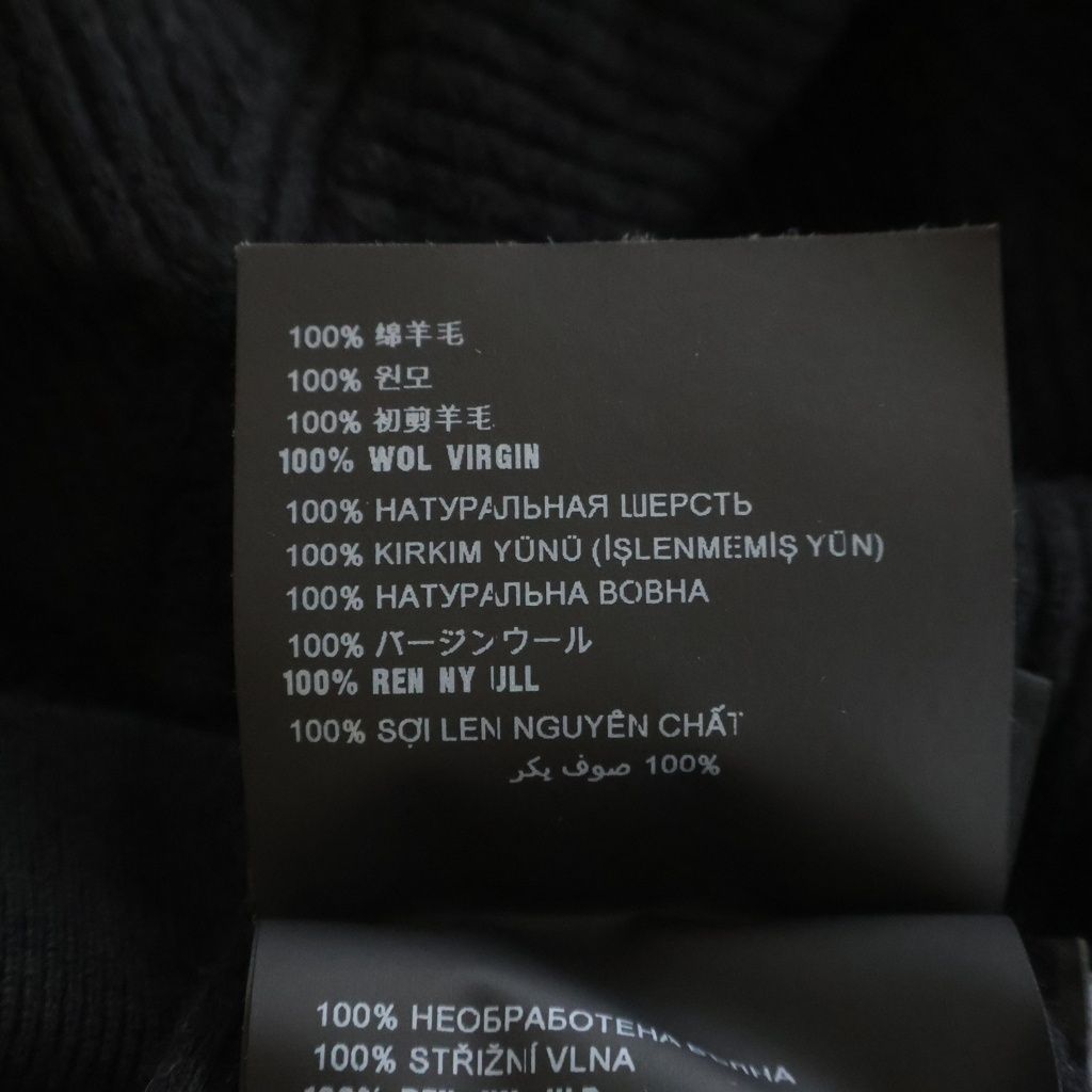 Prada Wool Turtleneck Ribbed Long Sleeve Knit Sweater Black — view 7